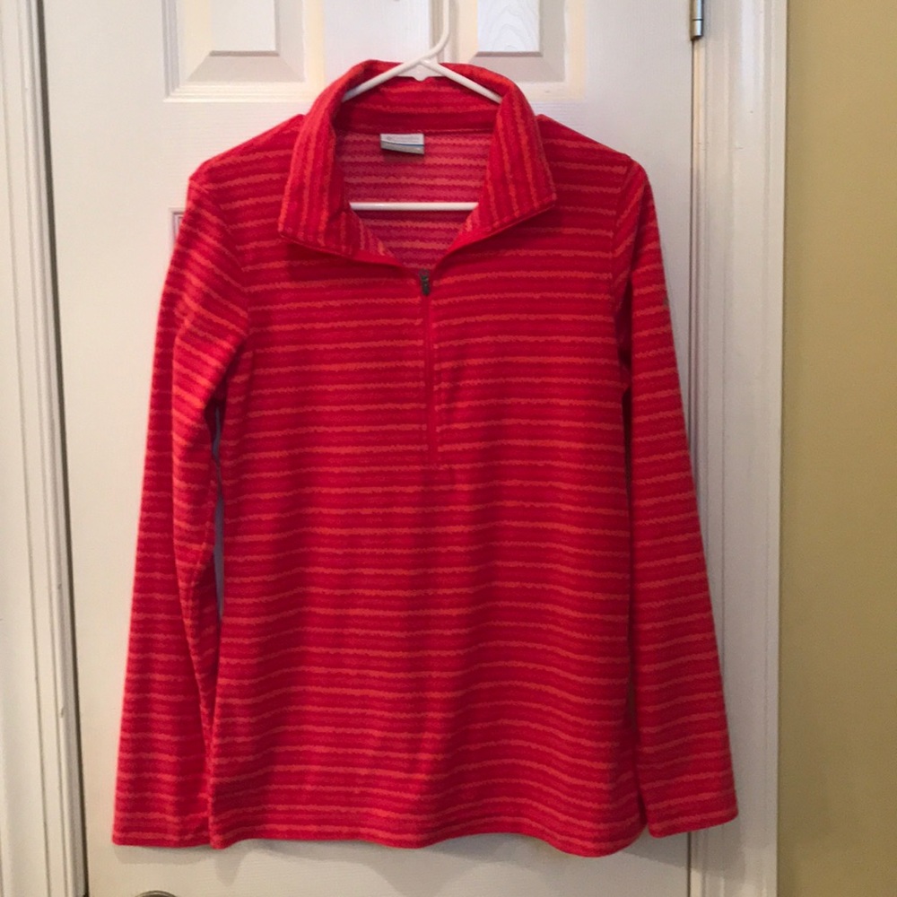 NWT Glacial Gust Print Half Zip Fleece Top